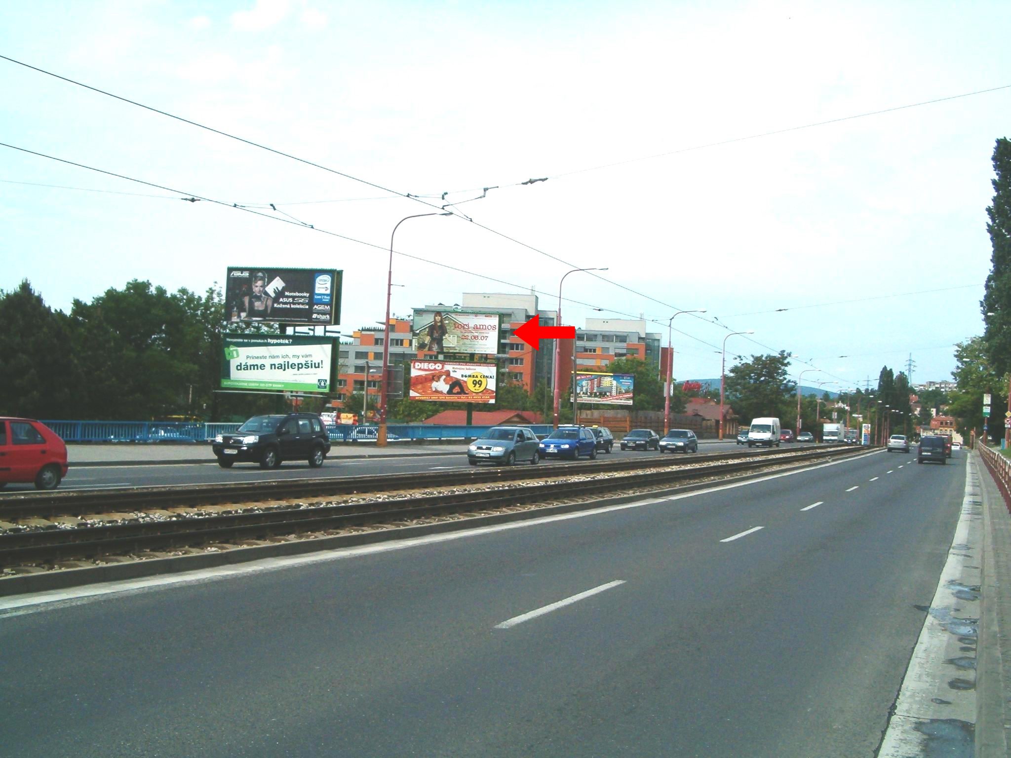 1511736 Billboard, Bratislava (Botanická - sm. Karlová Ves)