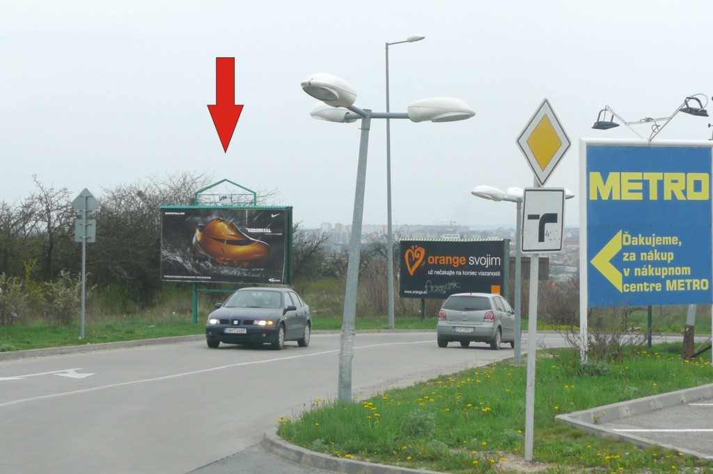 281525 Billboard, Košice (Sad mládeže / METRO - výjazd)