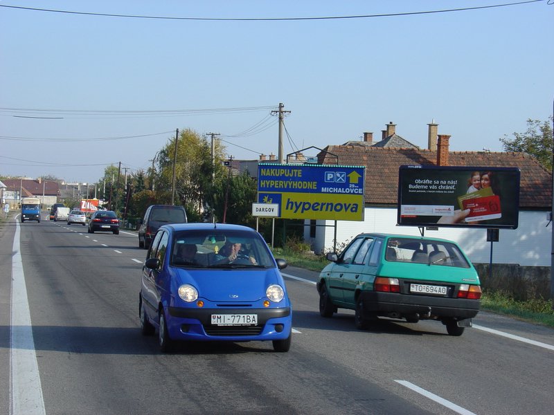 691072 Billboard, Dargov (š. c. E50 - sm. Michalovce)