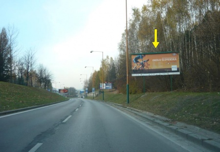 801215 Billboard, Žilina (Nemocničná ulica, E50, medzinárodná komunikácia)