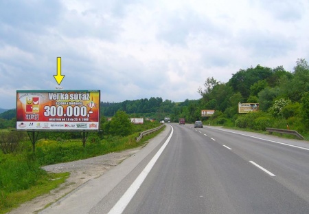 801214 Billboard, Dolný Hričov (E50, medzinárodná komunikácia)