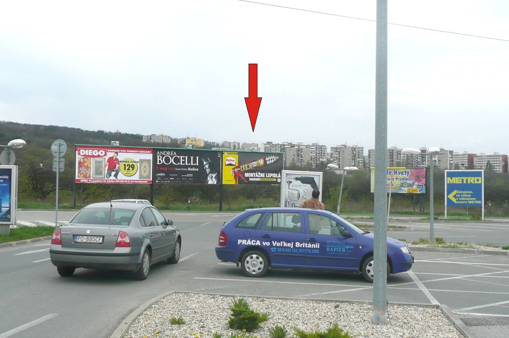 281529 Billboard, Košice (Parkovisko METRO)