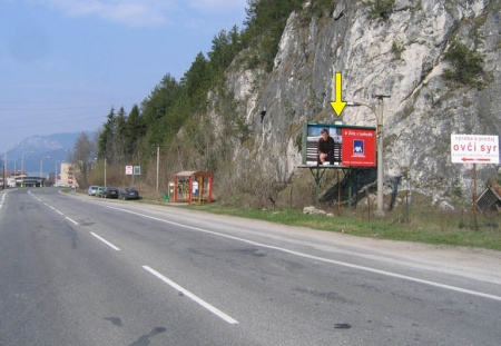 561012 Billboard, Ružomberok (Bystrická, E77, medzinárodná komunikácia)