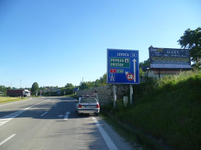 501194 Billboard, Široké (hlavný cestný ťah Prešov - Poprad )