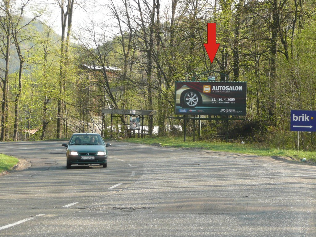 791121 Billboard, Kremnica (š. c. I/65 - sm. Žiar n. H.)