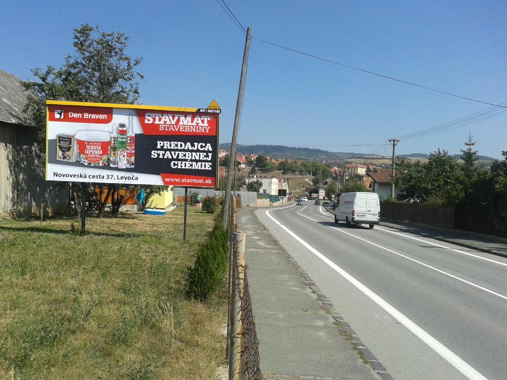 321015 Billboard, Levoča (medzinárodný ťah Poprad-Prešov )