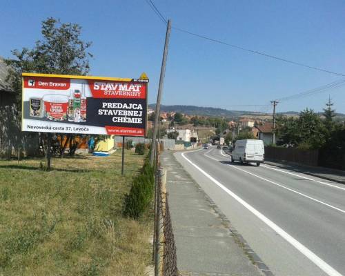 321015 Billboard, Levoča (medzinárodný ťah Poprad-Prešov )