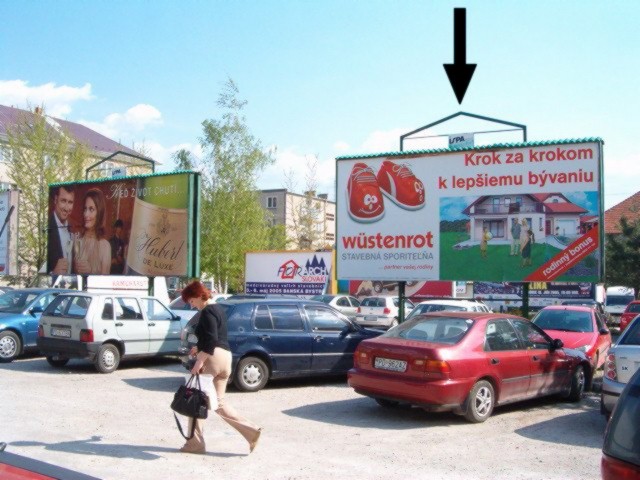 511179 Billboard, Prievidza (Rastislavova/OD Prior - parkovisko)