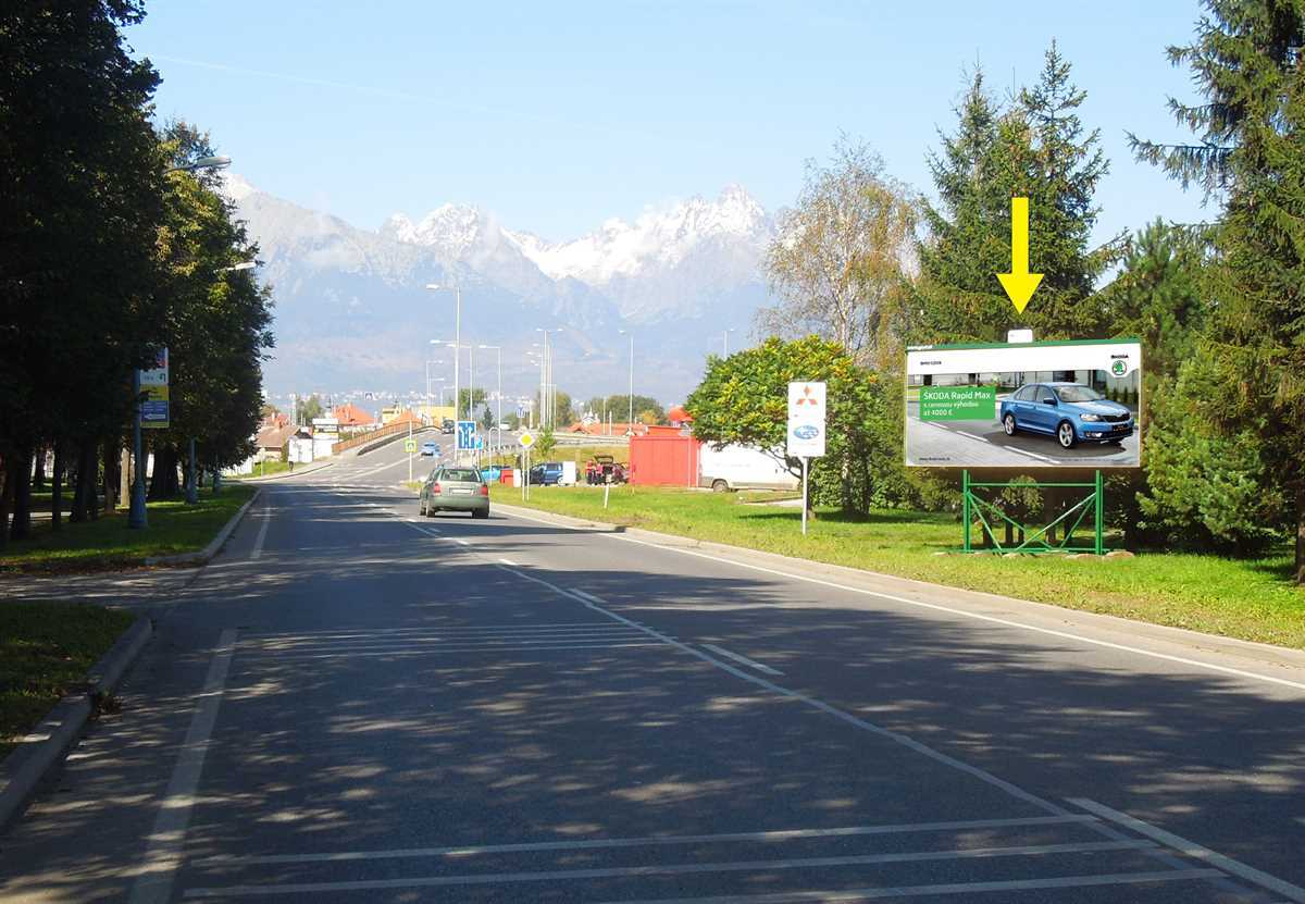 481066 Billboard, Poprad (Slovenského odboja)