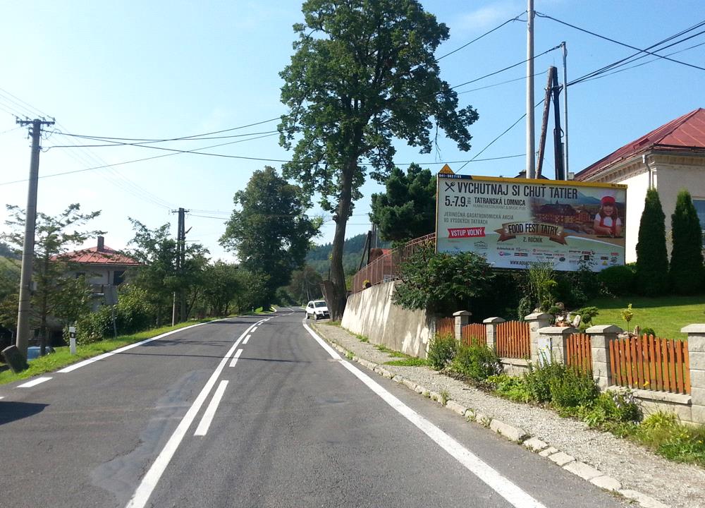 641017 Billboard, Hraničné (vstup do SR z Poľska)