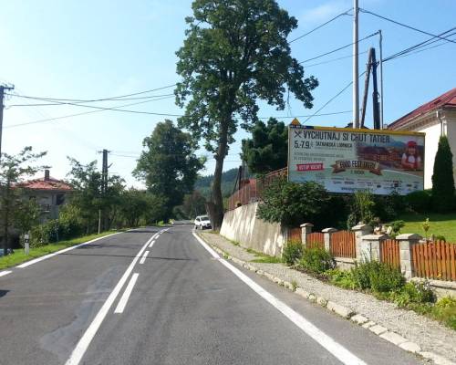 641017 Billboard, Hraničné (vstup do SR z Poľska)