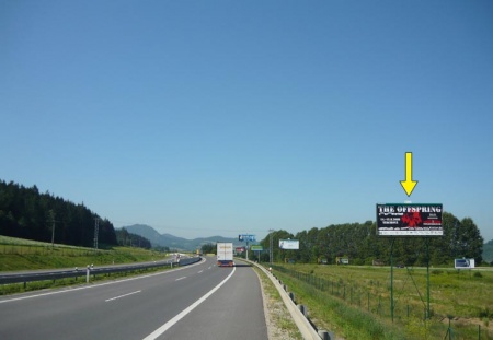 801416 Billboard, Horný Hričov (nový diaľničný úsek D3, medzinárodná komunikácia)