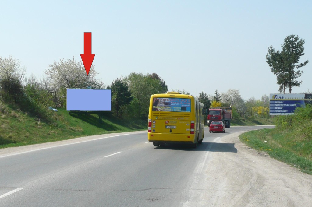 511190 Billboard, Prievidza (š. c. I/50 - sm. Sebedražie)