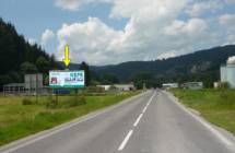 Card image cap731005 Billboard, Tvrdošín (Nižná, E77, medzinárodná komunikácia)