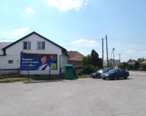 441014 Billboard, Veľké Bielice (cestný ťah Bánovce nad Bebravou - Partizánske )