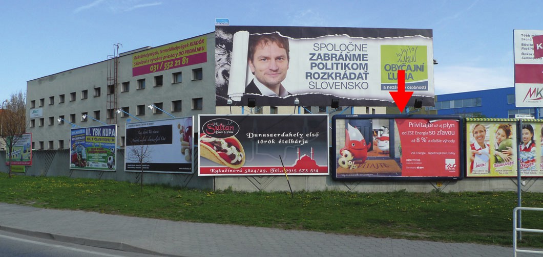 201146 Billboard, Dunajská Streda (Múzejná)