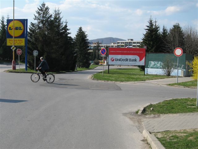 491092 Billboard, Považ. Bystrica (ul. Slov. partizánov/Centrum, smer od Rajca)