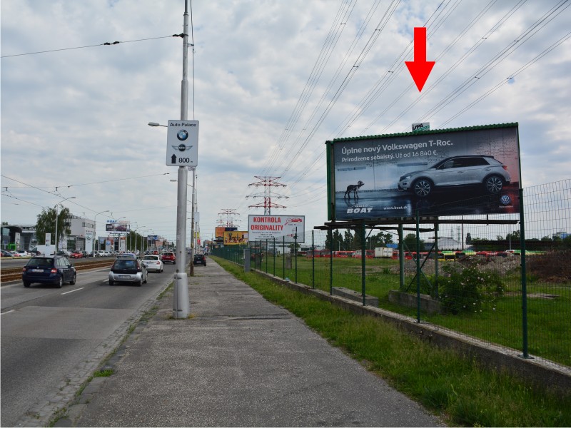 1511584 Billboard, Bratislava (Vajnorská - sm. Trnava)