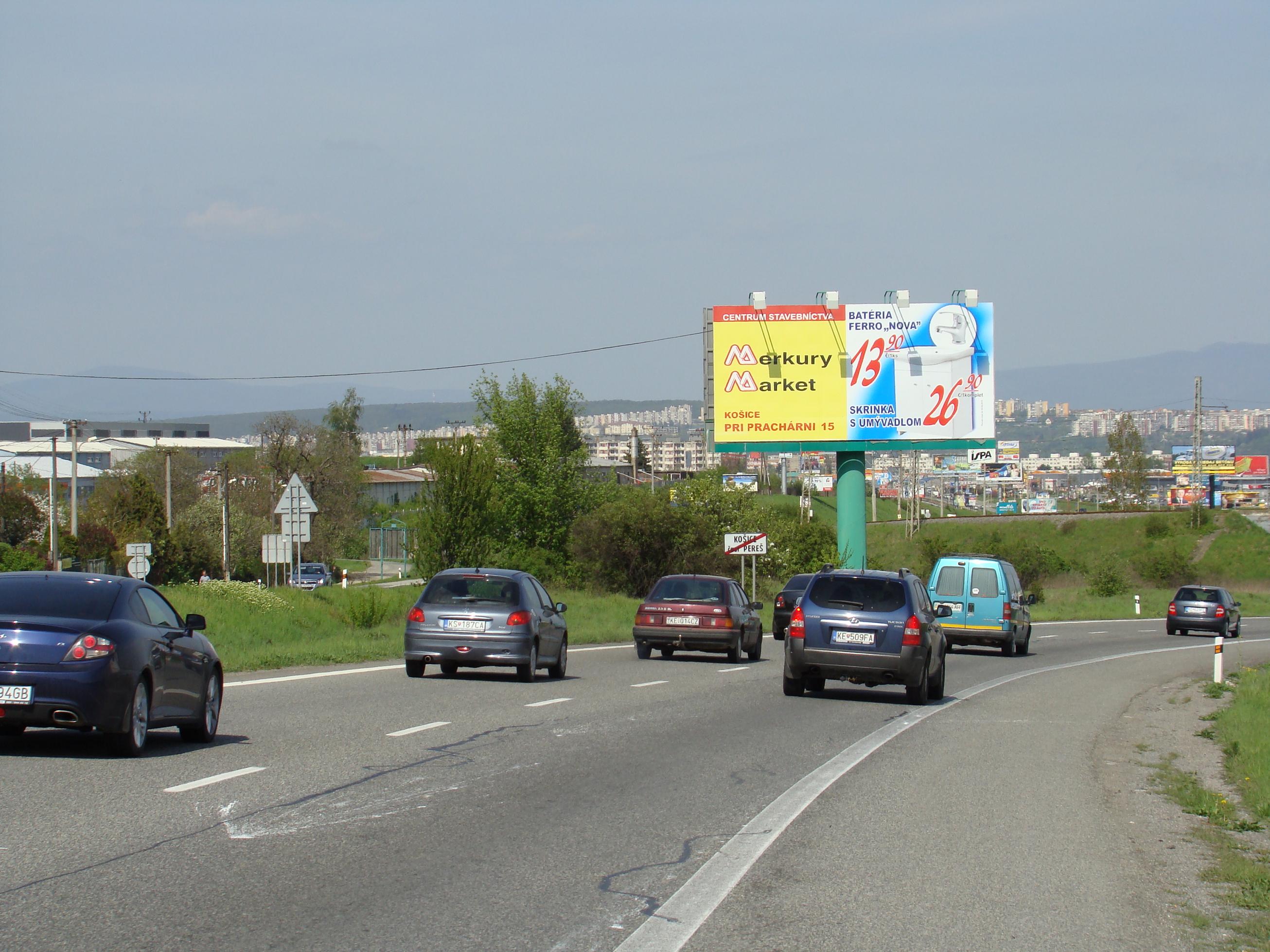 283034 Bigboard, Košice (š. c. I/50 - sm. centrum)