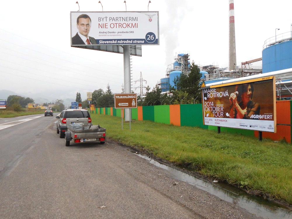 561100 Billboard, Ružomberok (Tatranská cesta )