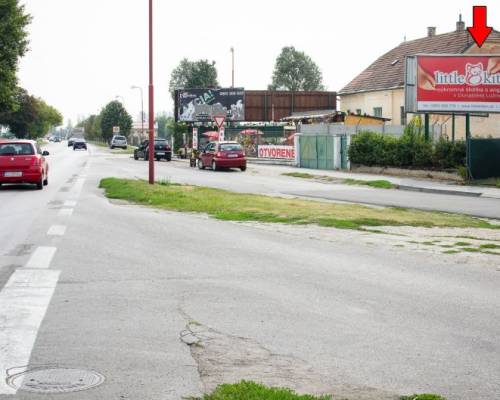 201020 Billboard, Šamorín (Kováčska, mestská komunikácia)