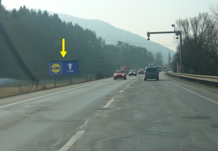 301040 Billboard, Kysucké Nové Mesto - Radoľa (Radoľa, E75, medzinárodná komunikácia)