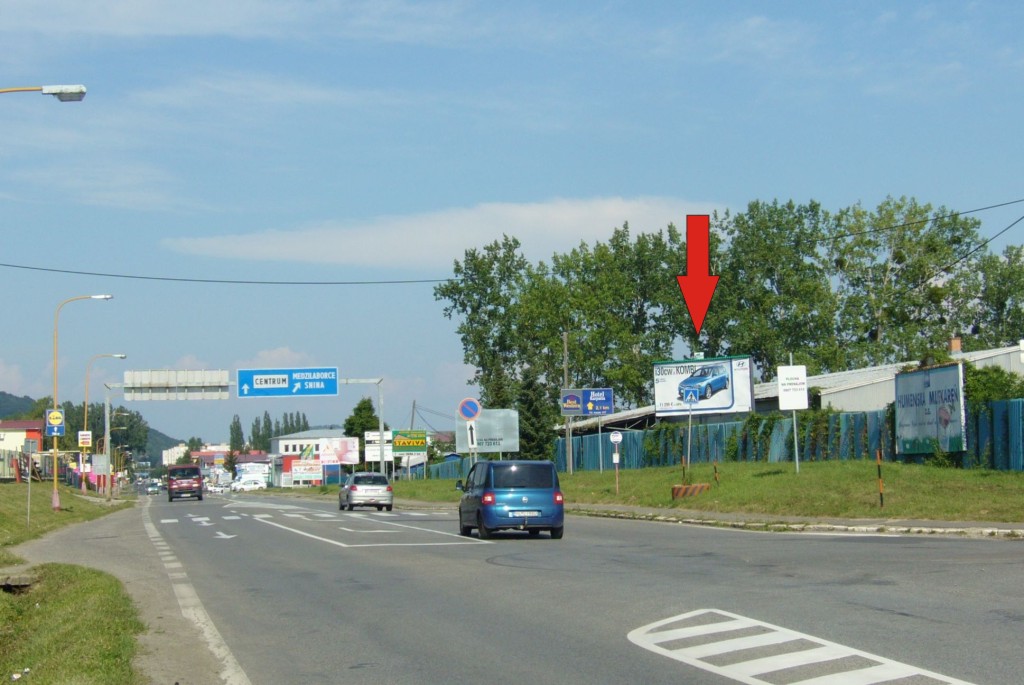 241050 Billboard, Humenné (Mierová - sm. centrum)