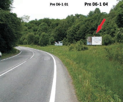501112 Billboard, Chmeľov (I/18, na kopci Petič, na hranici okr. Vranov a Prešov)