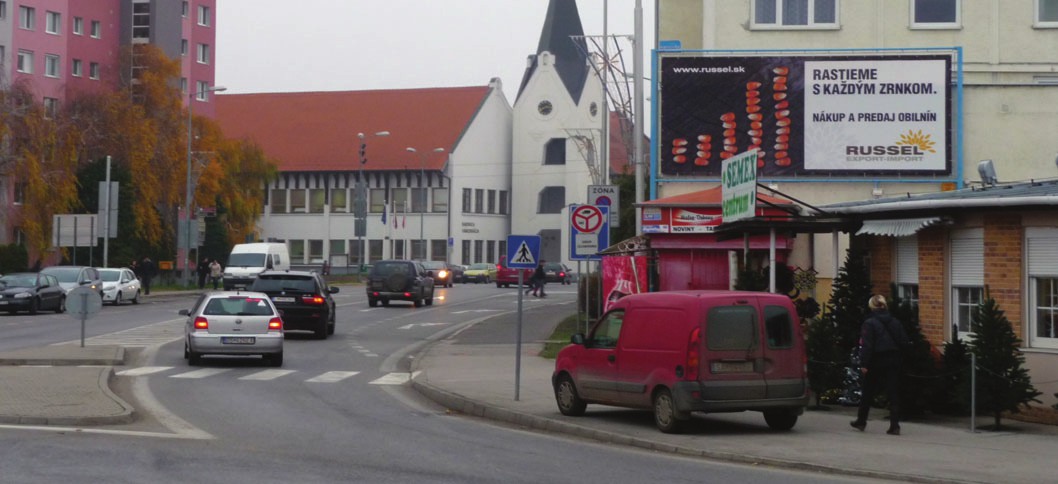 201101 Billboard, Dunajská Streda (Galantská/Hlavná)