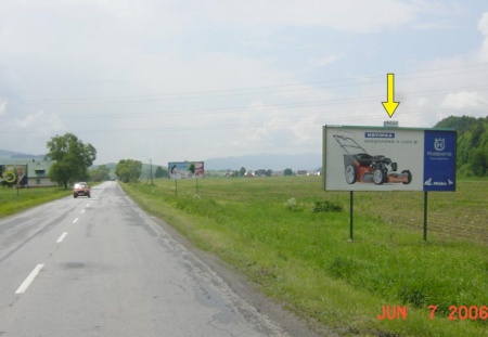 401011 Billboard, Námestovo (Námestovo, I/78, medzinárodná komunikácia)