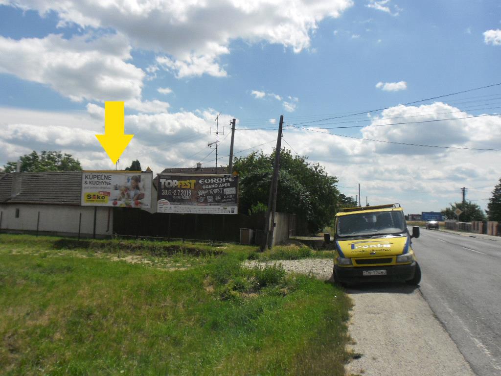 421007 Billboard, Brunovce (hlavný cestný ťah Nové Mesto nad Váhom - Piešťany )