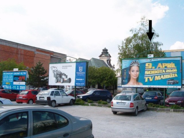 511180 Billboard, Prievidza (Rastislavova/OD Prior - parkovisko)