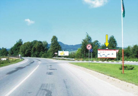 301007 Billboard, Kysucké Nové Mesto - Radoľa (Radoľa, E75, medzinárodná komunikácia)