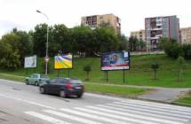 Card image cap281359 Billboard,  Košice-Dargovských hrdinov (Hlinkova/tr.arm.gen.Svobodu,J)