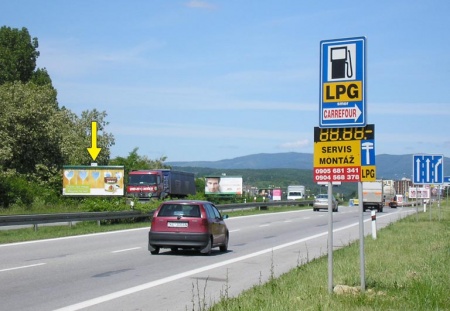 281059 Billboard, Košice (Červený rak, hlavný mestský komunikačný okruh)