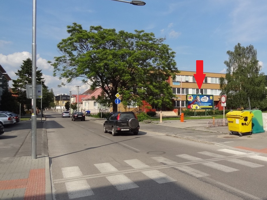 701273 Billboard, Trenčín (Piaristická ulica - pred Geodéziou)