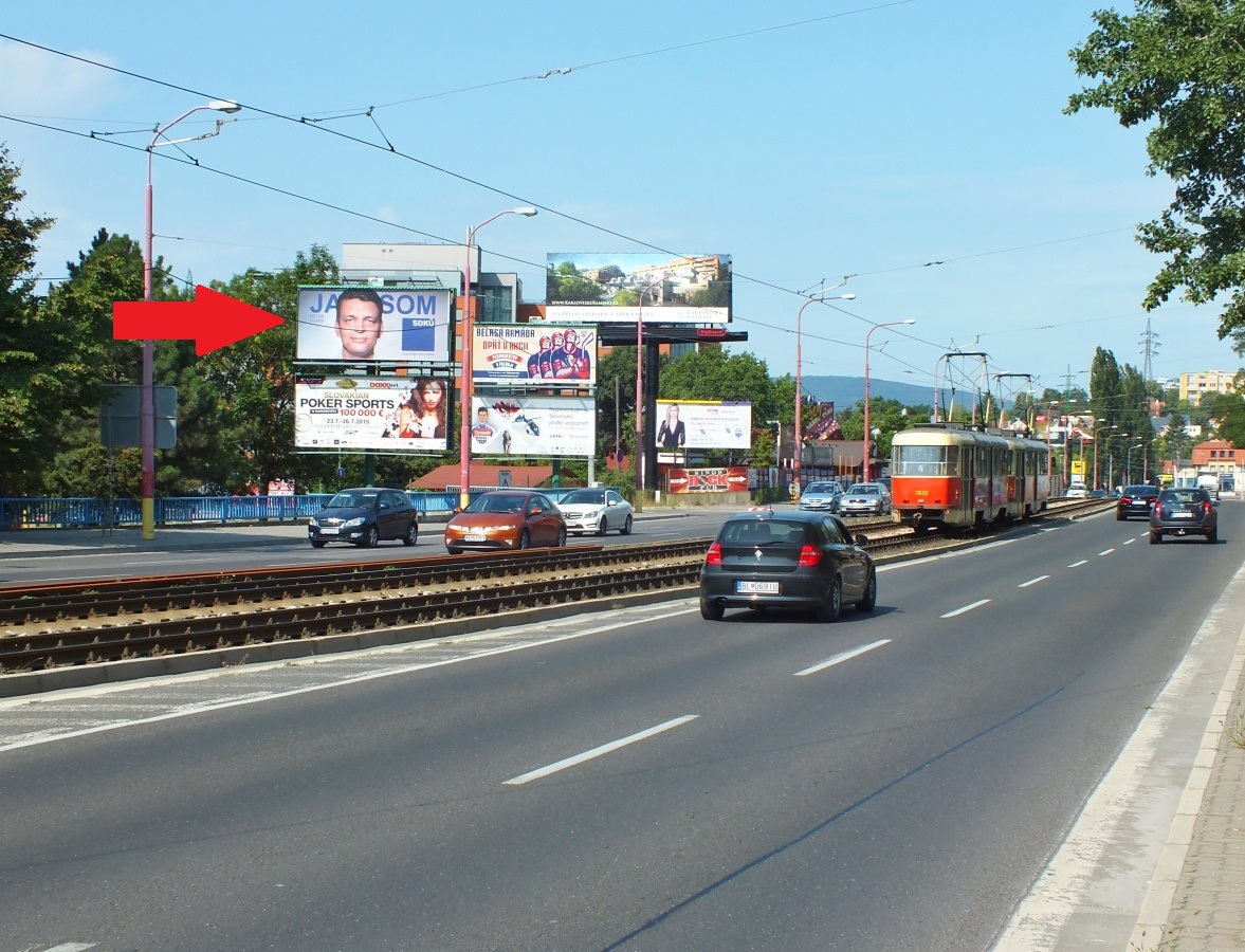 1511732 Billboard, Bratislava (Botanická - sm. Karlova Ves)