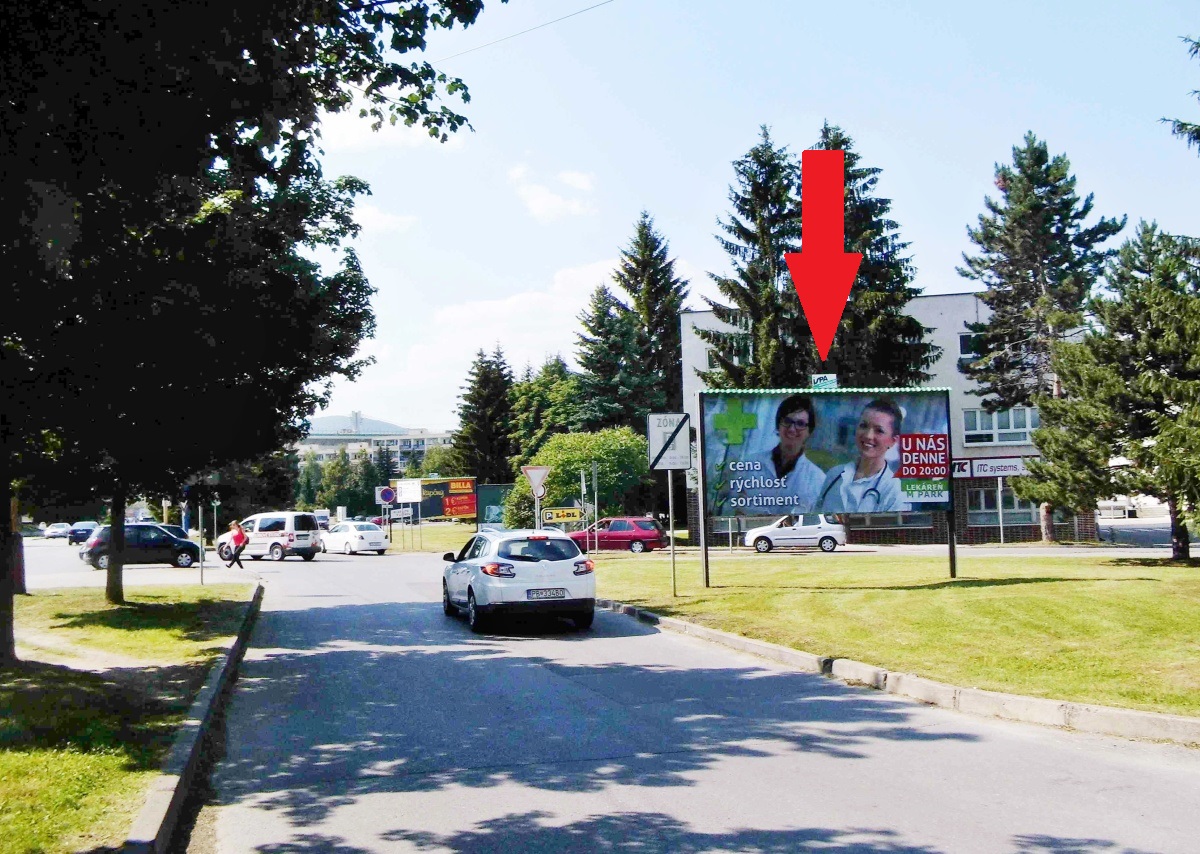 491094 Billboard, Považ. Bystrica (ul. Slov. partizánov/Centrum, smer od Rajca)