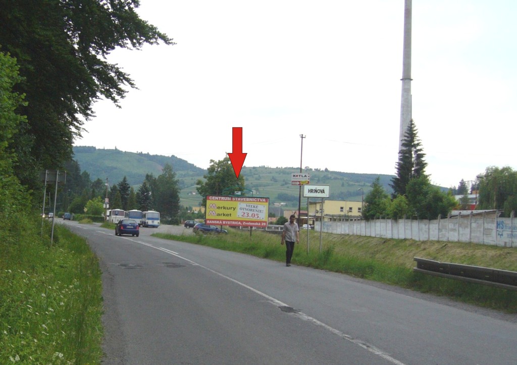 181043 Billboard, Hriňová (š. c. II/529 - sm. centrum)