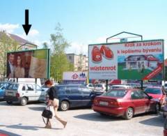 511181 Billboard, Prievidza (Rastislavova/OD Prior - parkovisko)