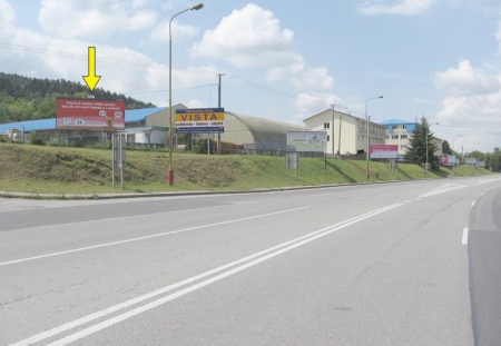 491020 Billboard, Považská Bystrica (Žilinská, E50, medzinárodná komunikácia)