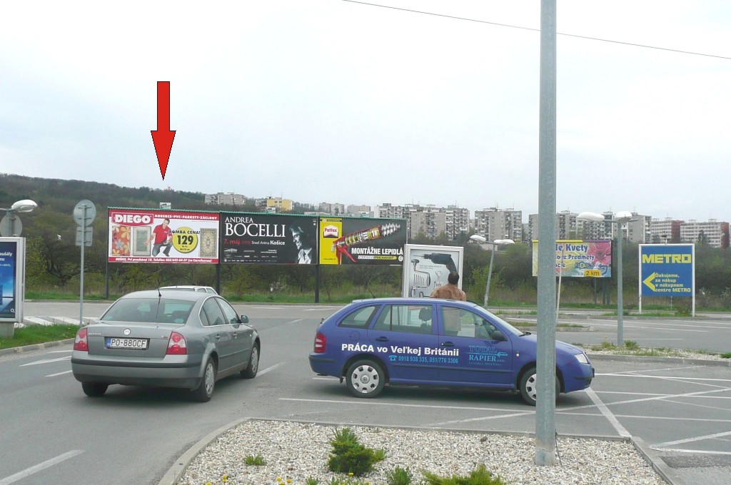 281527 Billboard, Košice (Parkovisko METRO)