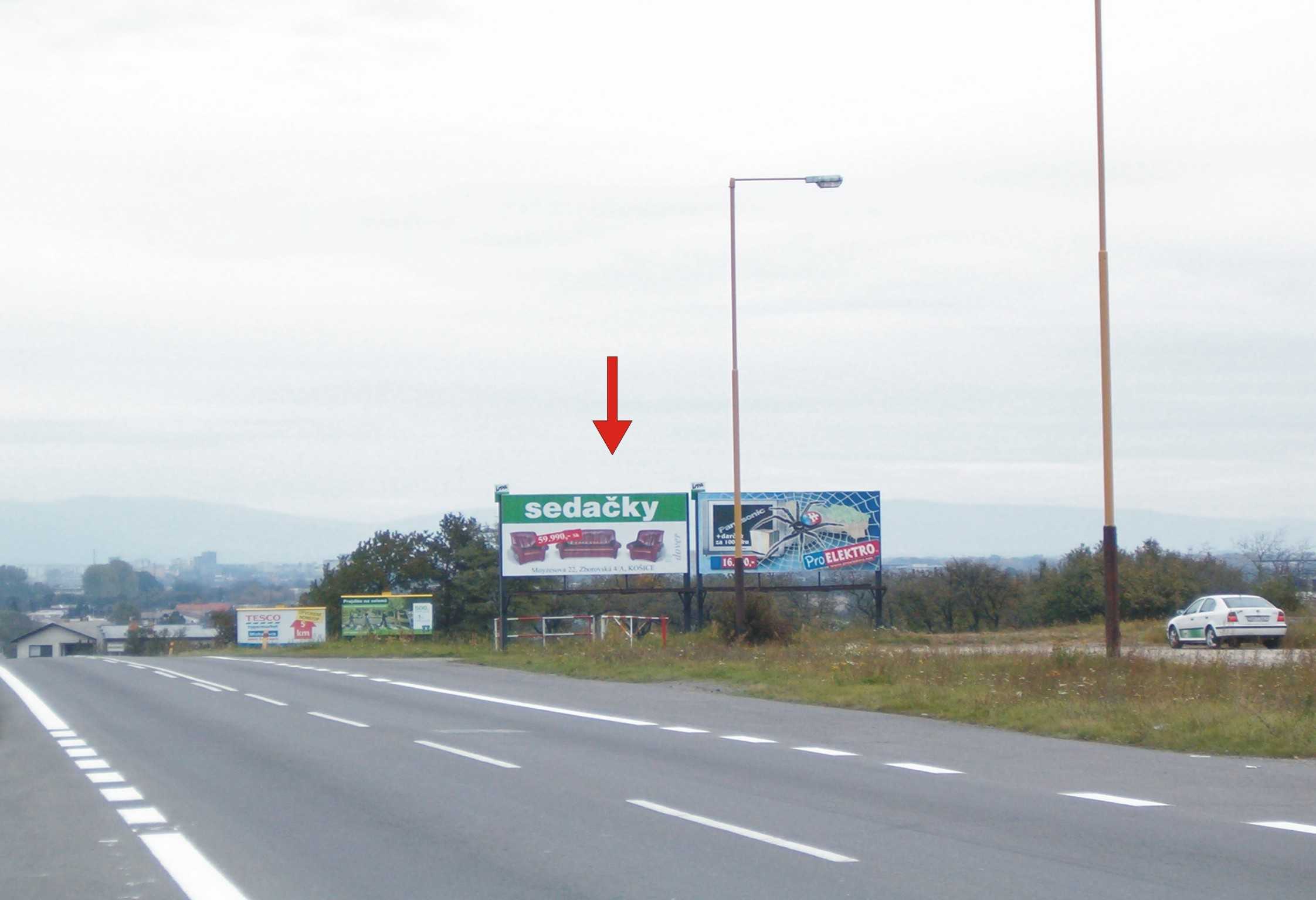 381184 Billboard, Pozdišovce (š. c. E50 - sm. Michalovce)