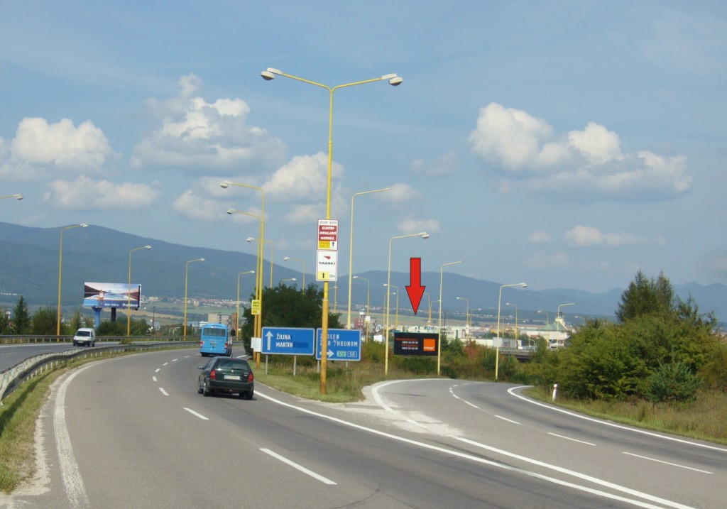 511189 Billboard, Prievidza (š. c. I/50 - sm. centrum)