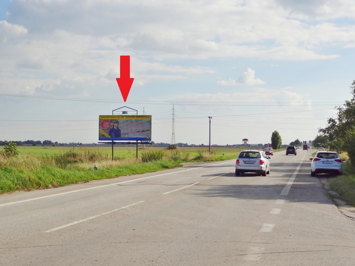 211101 Billboard, Sereď (š. c. I/ 61 - sm. Bratislava)