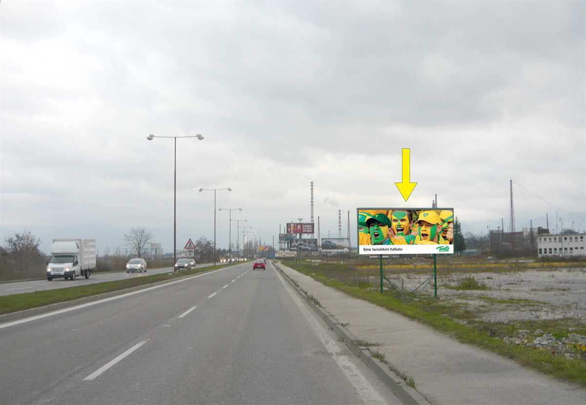 801472 Billboard, Žilina (Ľavobrežná, E50, I/18)