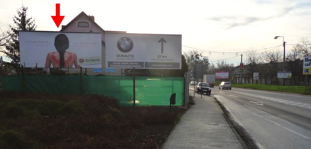 201025 Billboard, Šamorín (hlavný ťah Bratislava - Komárno, I/63)
