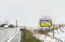 Card image cap431183 Billboard, Nové Zámky (I/64,KN-NZ)