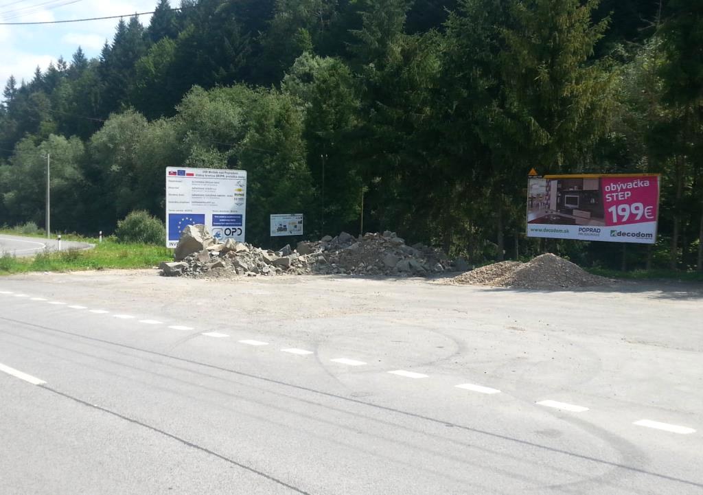 641014 Billboard, Mníšek nad Popradom (vstup do SR z Poľska )