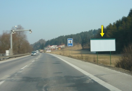 301041 Billboard, Kysucké Nové Mesto - Radoľa (Radoľa, E75, medzinárodná komunikácia)